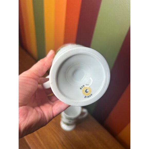 Vintage Japan st Patrick’s display leprechauns cute Irish coffee mugs - Picture 2 of 8